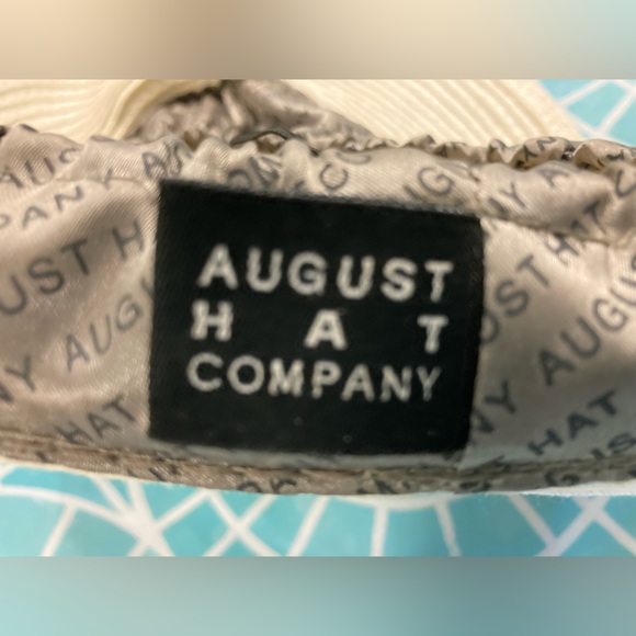 August Hat Company traditional ecrus elongated brim with tailored back. - Picture 2 of 4